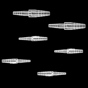 Gerade-Reduzier-Schlauchtülle aus TPX Schlauch Innen- (A): 3 - 5 mm / Schlauch Innen- (B): 5 - 8 mm / Einheit: 10 Stück