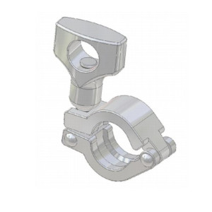 RCT-Zubehör: Tri-Clamp-Zweigelenkklammer Tri-Clamp : 25 mm / D: 28 mm / H: 63 mm / L: 46 mm / Werkstoff: Nylon (PA 6.6) / Einheit: 1 Stück