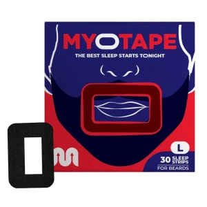 MyoTape For Beards L 90 szt. – Plastry Na Usta Dla Dorosłych Z Zarostem