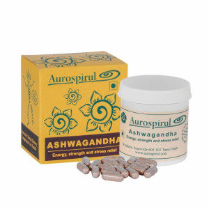 Aurospirul Organiczna Ashwagandha 100% Natury Adaptogen – 100 kapsułek 35 g