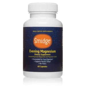 Smidge Evening Magnesium – Magnez Na Noc 60 kapsułek, Bisglicynian Magnezu