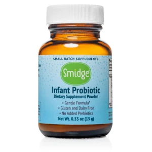 Smidge Infant Probiotic Powder – Probiotyk W Proszku Dla Niemowląt 15 g, 7 Szczepów, 1,45 mld CFU