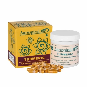 Aurospirul Organiczne Kurkuma 100% – 100 kapsułek 40 g
