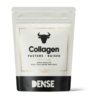 Dense Kolagen Wołowy Od Bydła Karmionego Trawą, Bezsmakowy 500 g, Grass Fed Beef Collagen