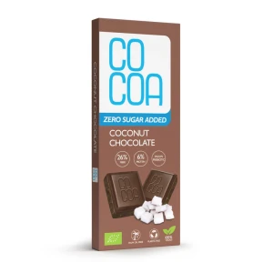 CoCoa Czekolada Kokosowa Bez Cukru Bio Raw 40g
