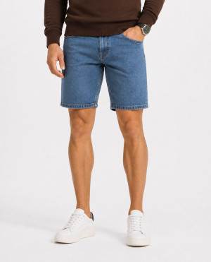 Krótkie męskie spodenki jeansowe denim Recea