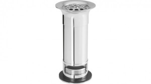 AS Schaftventil Messing verchromt 1 1/4" x 60 mm f&uuml;r Waschtische