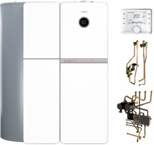 Junkers Bosch Systempaket Condens 9000iWM SHU09, WM 20/100S HDS 400 RO 31 C, ...
