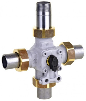 Honeywell Vierwege Kompakt Mischer ZRK GG 20, grau, PN 6 DN 32, kvs Wert 14,0
