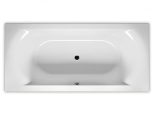 RIHO Rechteckwanne Linares Wannenrand 10mm 180x80 195 l matt wei&szlig;