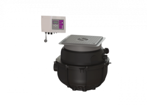 KESSEL Hebeanlage Aqualift S Compact Duo, GTF 1200, Bodenplatte, schwarz