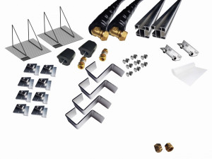Thermic Energy Montagepaket 2er Grundset FK253 Flachdachaufst&auml;nderung 45Grad ...