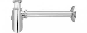 AS Flaschengeruchverschl. "Plus" 1 1/4" Messing edelmessing