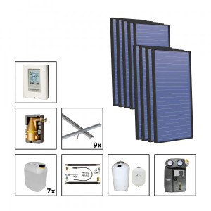 Solarbayer Plus AL Solarpaket 9 - Stock Fl&auml;che m2: Brutto 25,74 / Apertur 24,23