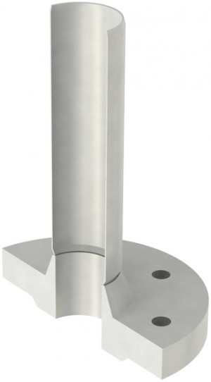 ACO Anschlussst&uuml;ck PIPE ES 1.4404 m Fl DIN 2633 PN16 DN 110x100