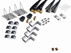 Thermic Energy Montagepaket 2er Grundset FK253 Flachdachaufst&auml;nderung 20Grad ...