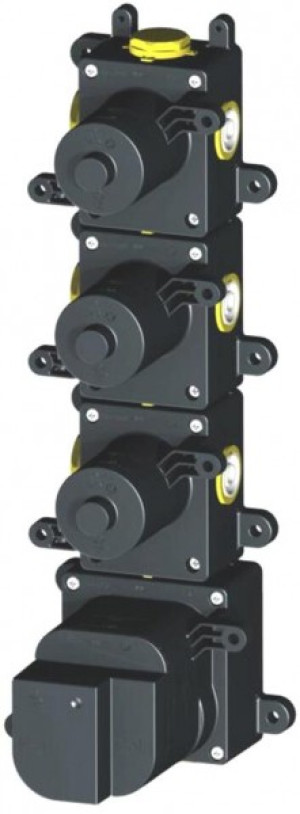 Herzbach Rohbauk&ouml;rper LOGIC XL 3 f Universal Thermostat UP m 3 Abg&auml;ngen