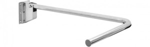 AS Duschspritzschutz-Halter Edelstahl 900 x 400 mm, klappbar