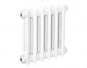 HG-TEC DIN-Gussradiator Berlin RAL 9010 34 Glieder BH 430 NA 350 BL 2040 BT 70