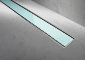 ESS Duschrinne Modulo TAF Glas Gr&uuml;n 100 cm