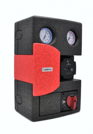 EnTEC P &amp; L DN25 Mischkreis - Festwertregelset thermostatisch elektrisch - Gr...