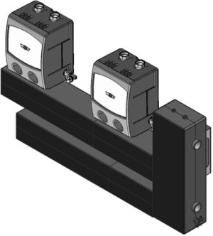 Wolf Weichenset f 2 er Kaskadeneinheit 805mm