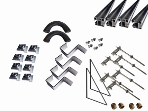 Thermic Energy Montagepaket 2er Erweiterung f.FK253 waagrecht Stockschrauben ...