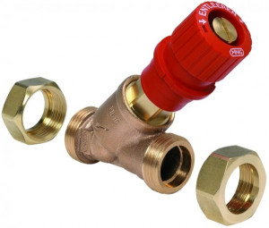 Honeywell Strangabsperrventil Kombi 3+ Au&szlig;engewinde, Rotguss DN 50