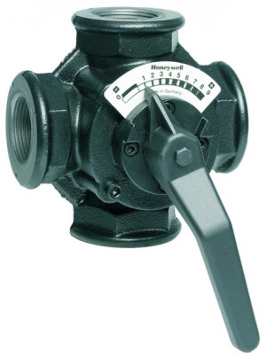 Honeywell Vierwege Muffenmischer ZR GG 20, grau, PN 6 DN 15, kvs Wert 4,0