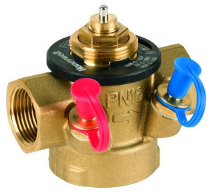 Honeywell Regelventil Kombi FCU V5005T mit Messanschluss DN 25, 100 1000 l/h