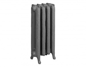 HG-TEC Gussradiator Kopenhagen RAL 7022 6 Gl. BH 760 NA 600 BL 456 BT 180