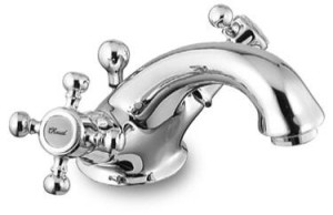 Herzbach Zweigriff WT Einlochbatt Anais mit Zugstangen Ablgrt bronze