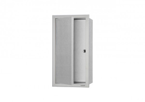 ESS Wandnische BOX 10 mit T&uuml;r 15x30x10 cm, geb&uuml;rstet