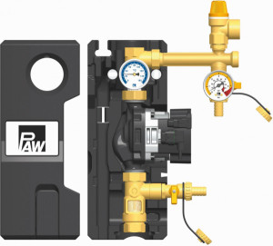 PAW SolarBloC midi Basic 1-Strang Flowmeter GF UPM3 Solar 15-75