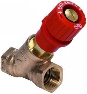 Honeywell Strangabsperrventil Kombi 3+ Muffengewinde, Rotguss DN 80