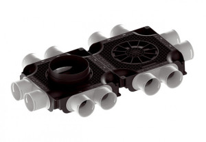 MAICO Luftverteiler doppelt MA-FDV12-75 12 Anschl&uuml;sse DN 75
