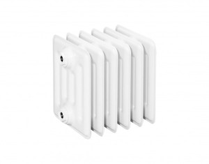 HG-TEC DIN-Stahlradiator RAL 9010 gep. 6 Glieder BH 300 NA 200 BL 300 BT 250
