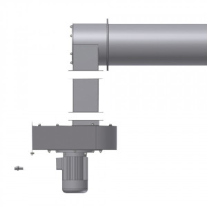 Fr&ouml;ling Fallschacht f&uuml;r Auswurfkopf L=250 mm