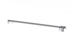 KESSEL Schlitzrinne Ferrofix Klebeflansch H: 6 mm, 17x3000 mm, au&szlig;en