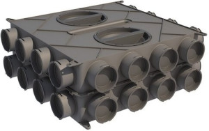 Junkers Bosch Luftverteilkasten VK160 Kunststoff