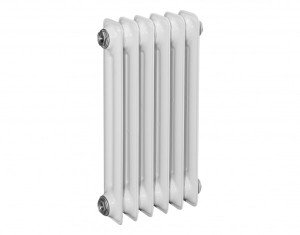 HG-TEC DIN-Stahlradiator grundiert 39 Glieder BH 600 NA 500 BL 1950 BT 110