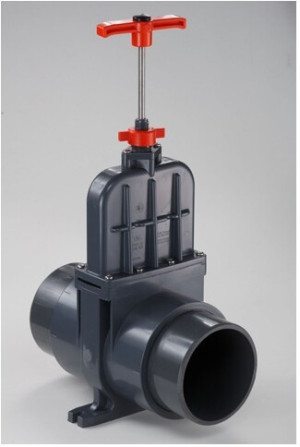 Grundfos Absperr Zulaufschieber PVC/Edelstahl, PN 2,5, DN 150, 160mm