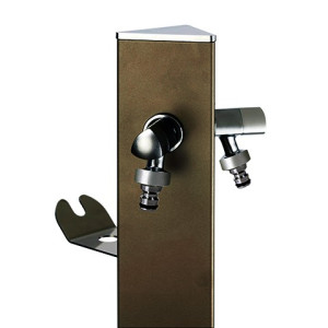 ewuaqua iWater Aquapoint bronze Wasserzapfstelle als Gartenstele