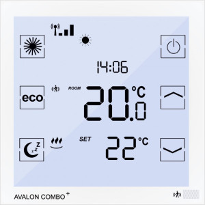 blossom-ic Avalon Combo Funk-Raumthermostat mit hydr. Abgleich