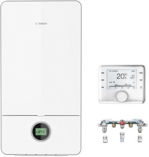 Junkers Bosch Systempaket Condens 7000iW GC706, GC7000iW 24, wei&szlig;, 24 kW, E