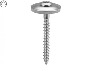 AS Spenglerschrauben Edelstahl 4.5x130mm Platte 20 mm mit Torx
