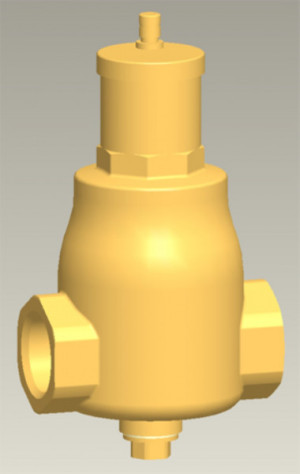 PAW Mikroblasenabscheider 11/4" mit autom. Entl&uuml;fter-Air-Strip