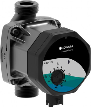 Lowara H-Pumpe ecocirc M 15-6/130 L:130 G1" PN10 max. H:6m 34W