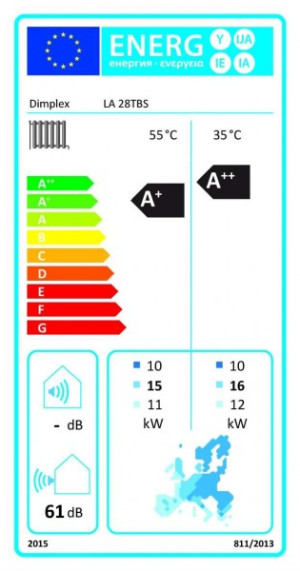Dimplex W&auml;rmepumpe LA Luft/Wasser m 2x Leistungsst. 28TBS, A+