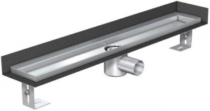 ACO Duschrinne ShowerDrain E DN 50 Aufkantung hinten und rechts 900mm